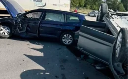 Sakarya’da trafik kazası: 8 kişi yaralandı