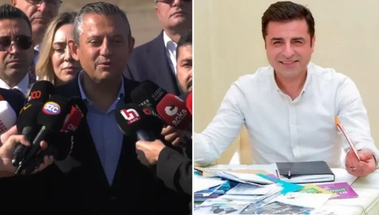 Selahattin Demirtaş ile görüşen CHP Genel Başkanı Özel’den ilk sözler