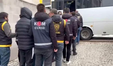 Edirne’de Çalıntı Araç Operasyonu: 5 Tutuklama