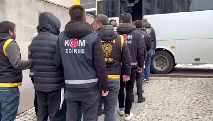 Edirne’de Çalıntı Araç Operasyonu: 5 Tutuklama