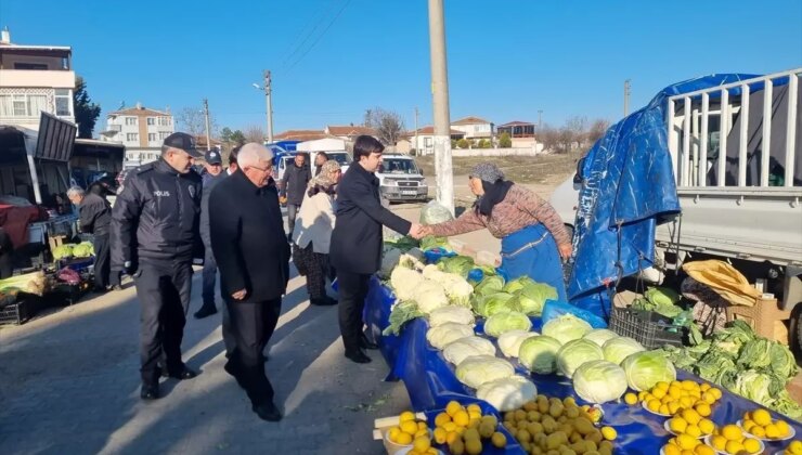 Meriç Kaymakamı Ayte Halk Pazarını Ziyaret Etti